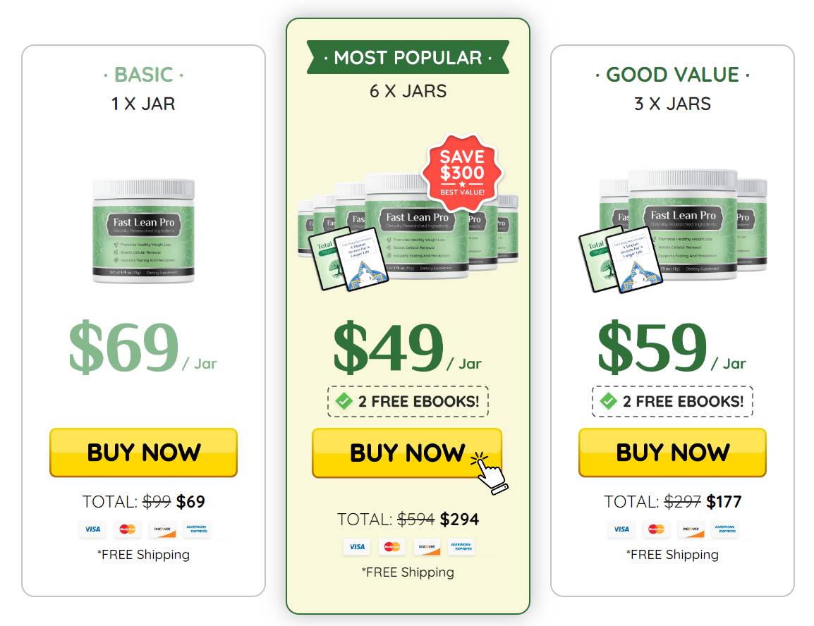 Fast Lean Pro special offer